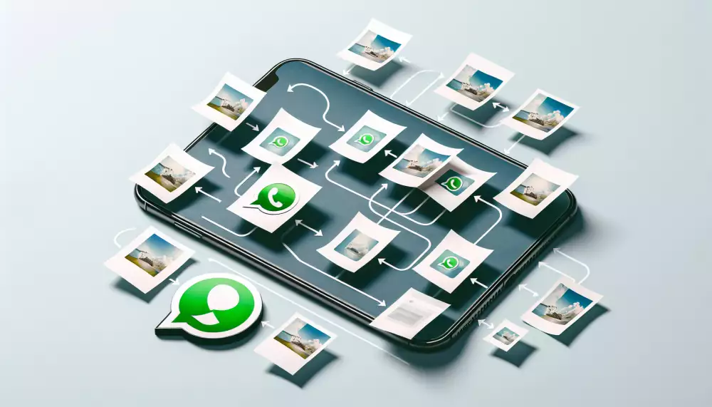 jak poslat více fotek najednou whatsapp